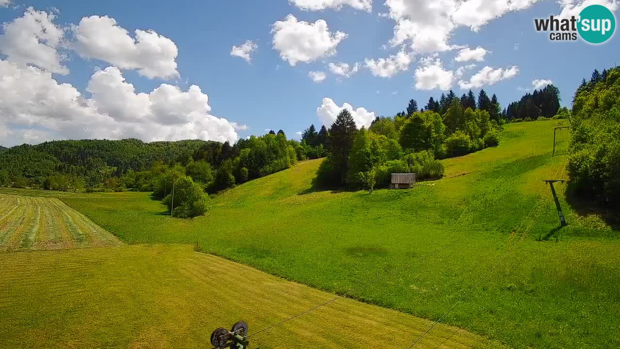 Spletna kamera Smučišče Senožeta – smučarsko središče v Srednji vasi pri Bohinju