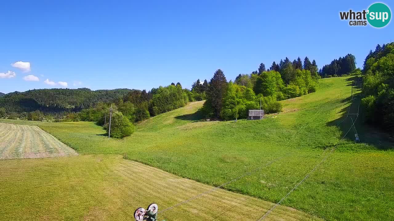 Web kamera Smučišče Senožeta – Skijalište u Srednjoj Vasi kod Bohinja