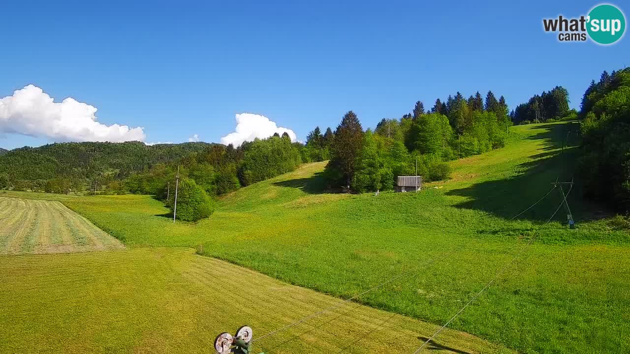 Webcam Smučišče Senožeta – Ski Resort Live View near Bohinj