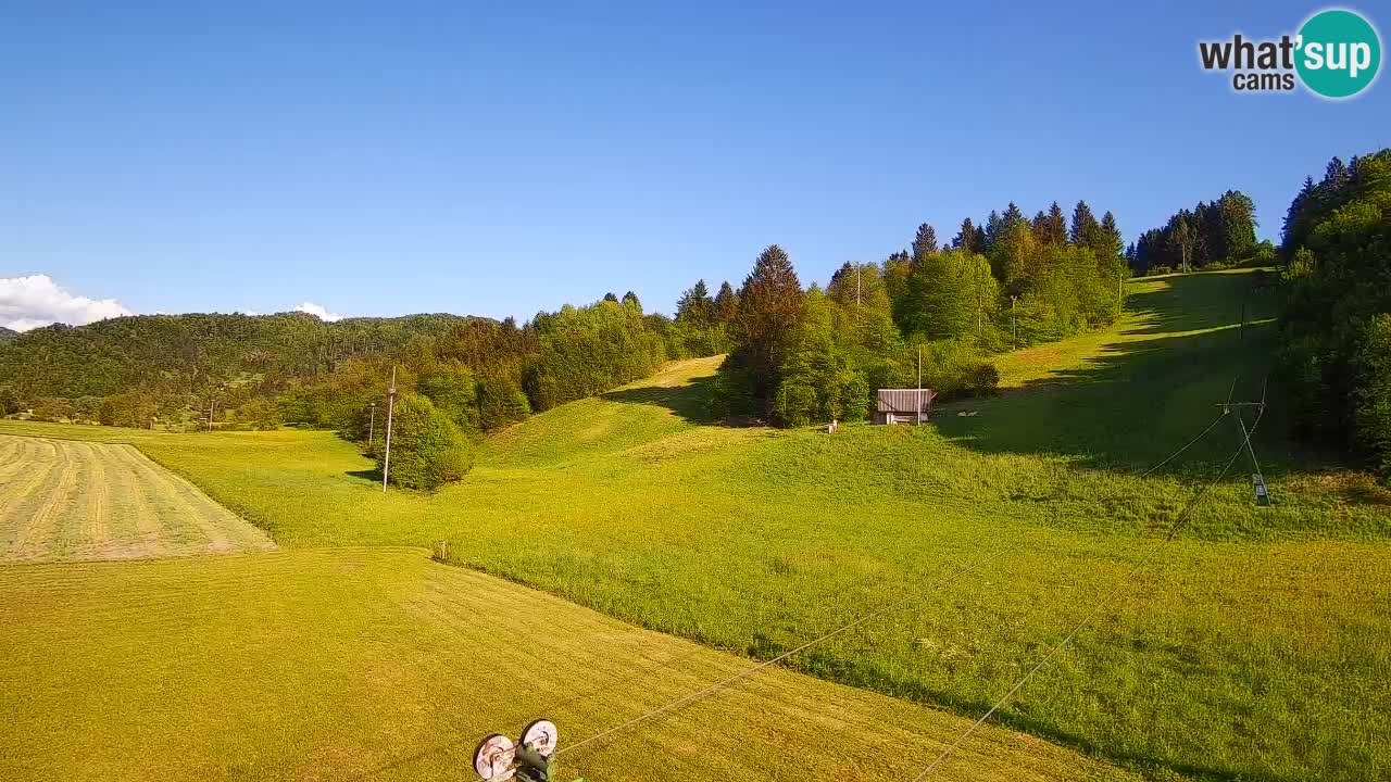 Webcam Smučišče Senožeta – Ski Resort Live View near Bohinj