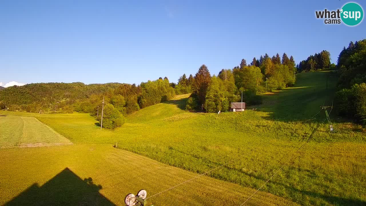Webcam Smučišče Senožeta – Stazione sciistica a Srednja Vas vicino Bohinj