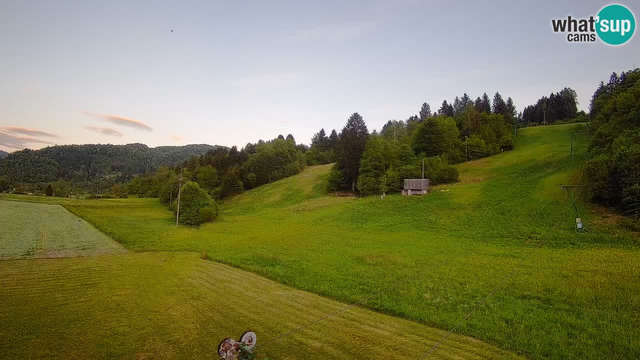 Webcam Smučišče Senožeta – Stazione sciistica a Srednja Vas vicino Bohinj
