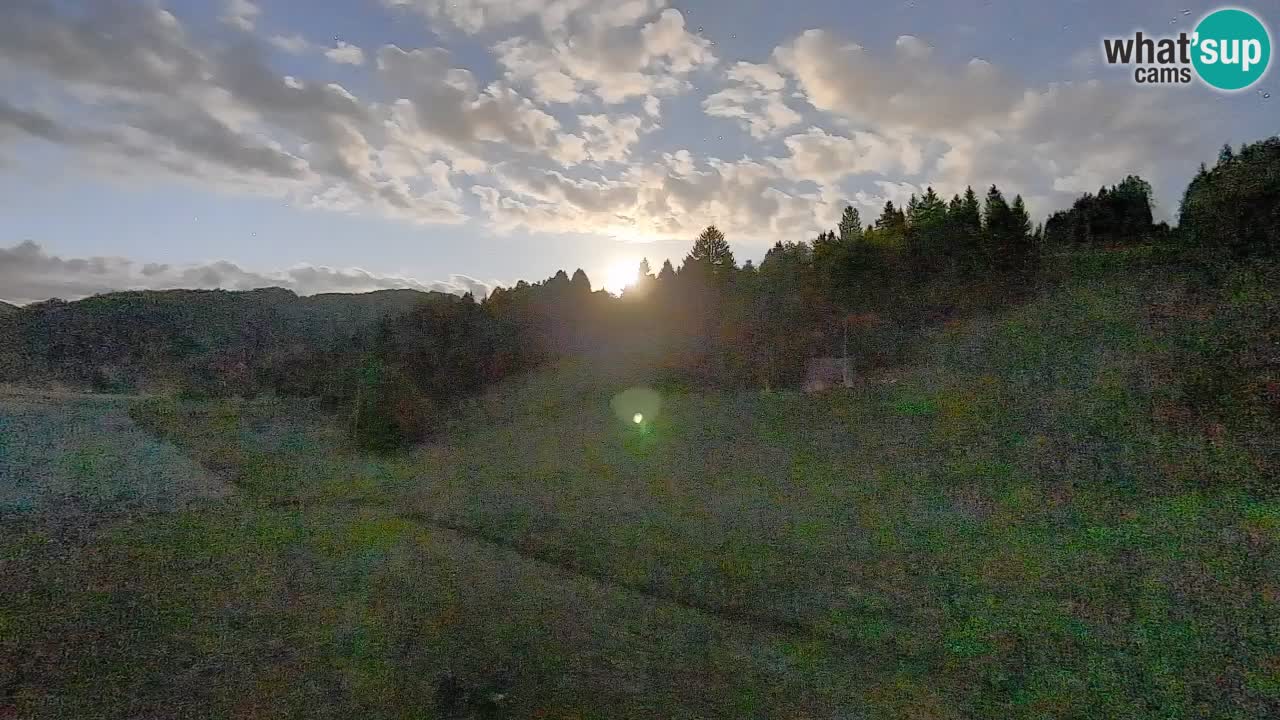 Web kamera Smučišče Senožeta – Skijalište u Srednjoj Vasi kod Bohinja