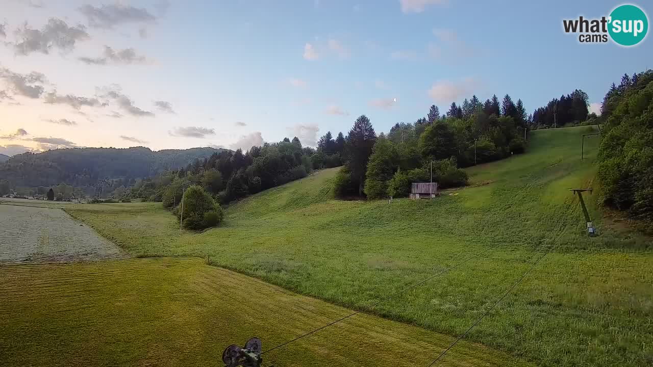 Webcam Smučišče Senožeta – Stazione sciistica a Srednja Vas vicino Bohinj