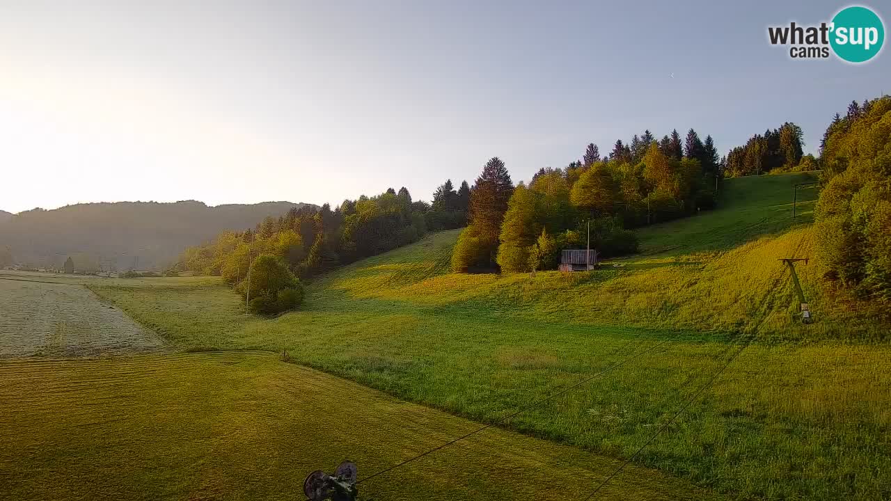 Webcam Smučišče Senožeta – Ski Resort Live View near Bohinj
