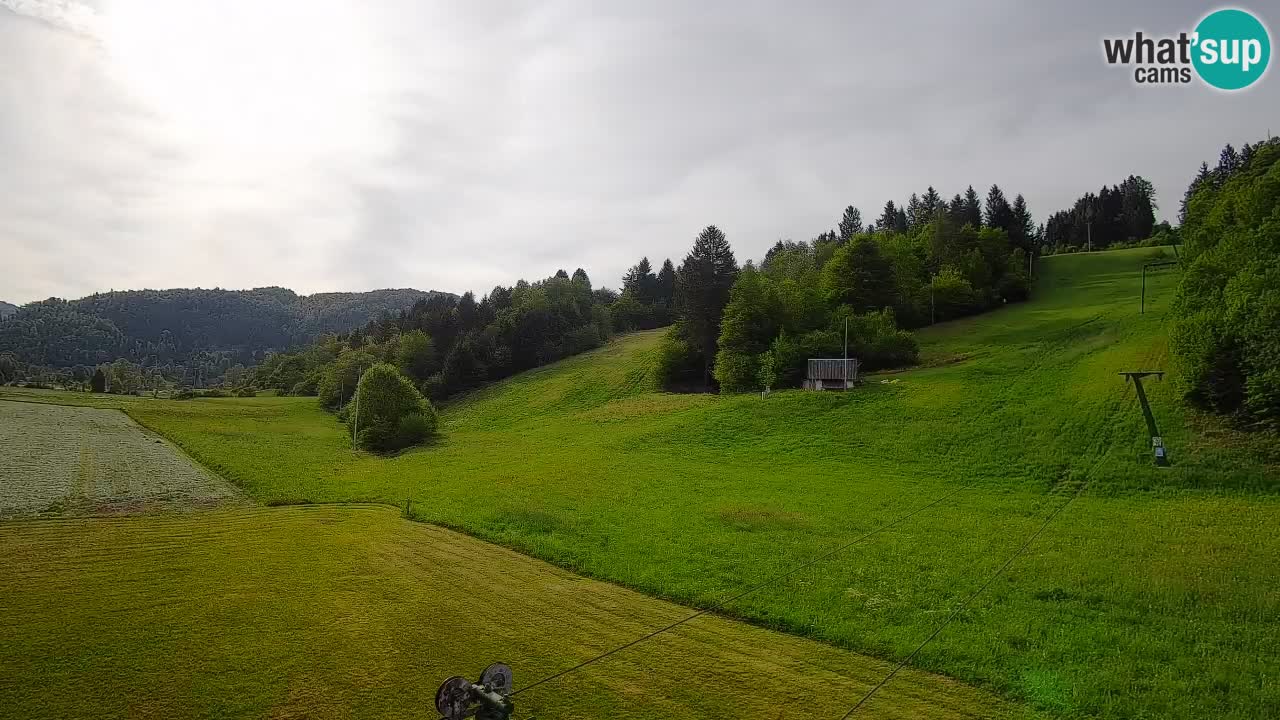 Webcam Smučišče Senožeta – Station de ski à Srednja Vas près de Bohinj