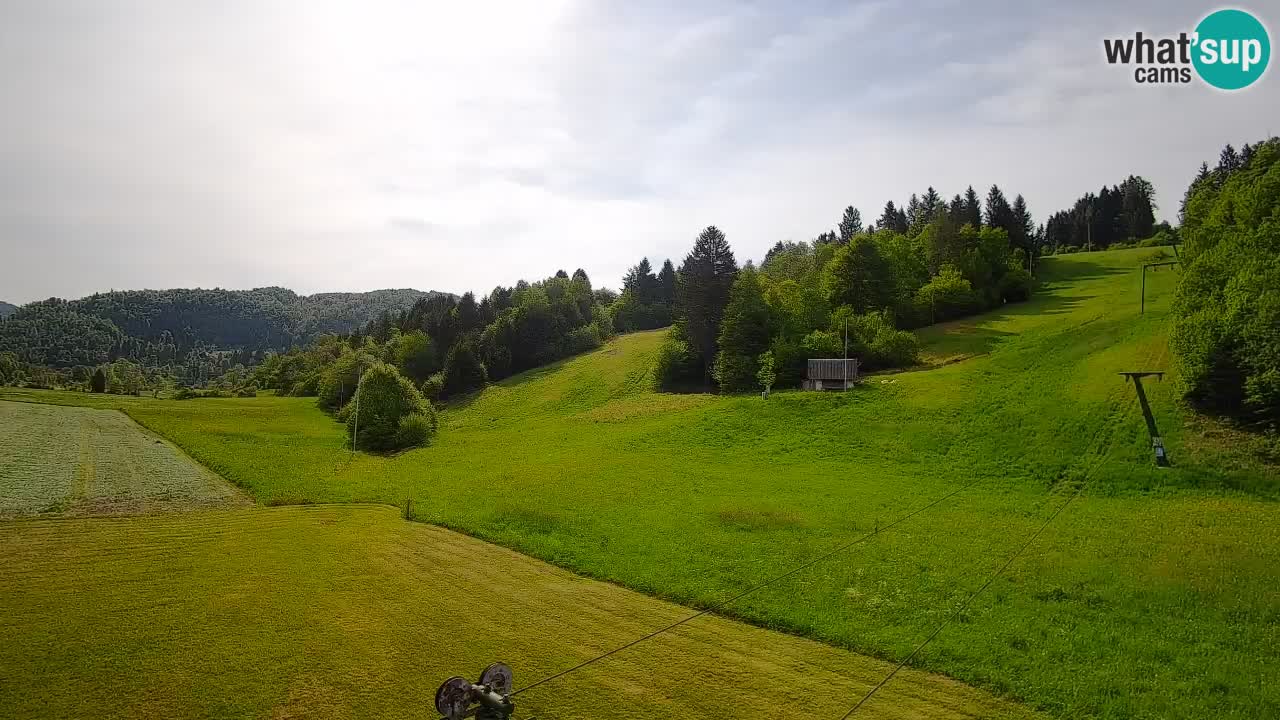 Cámara web Smučišče Senožeta – Estación de esquí en Srednja Vas cerca de Bohinj