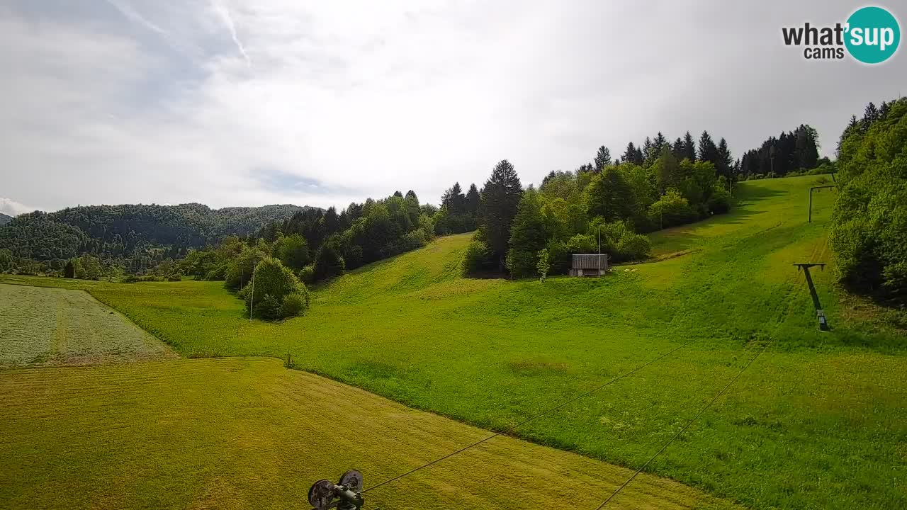 Web kamera Smučišče Senožeta – Skijalište u Srednjoj Vasi kod Bohinja