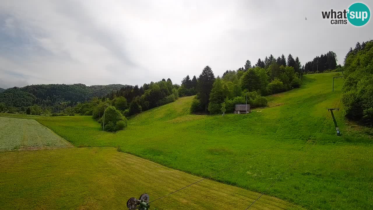 Cámara web Smučišče Senožeta – Estación de esquí en Srednja Vas cerca de Bohinj
