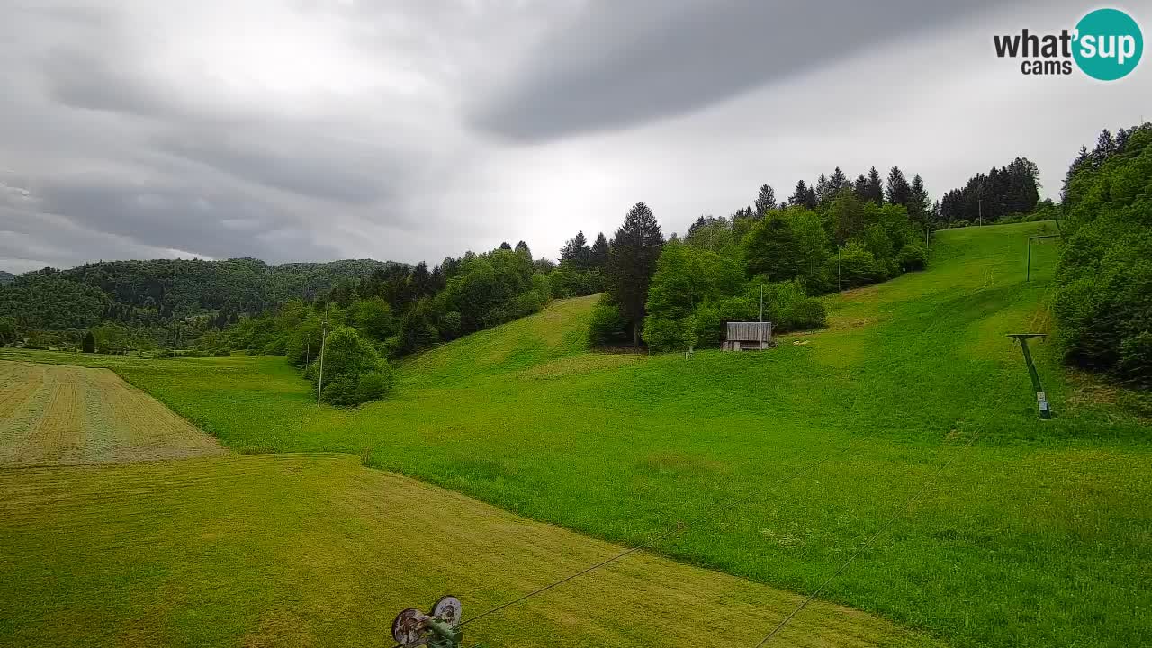Webcam Smučišče Senožeta – Stazione sciistica a Srednja Vas vicino Bohinj