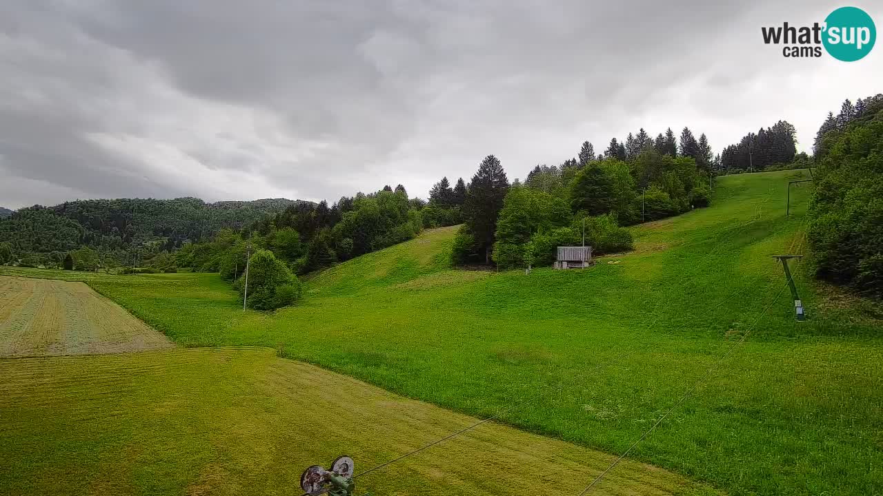 Webcam Smučišče Senožeta – Stazione sciistica a Srednja Vas vicino Bohinj