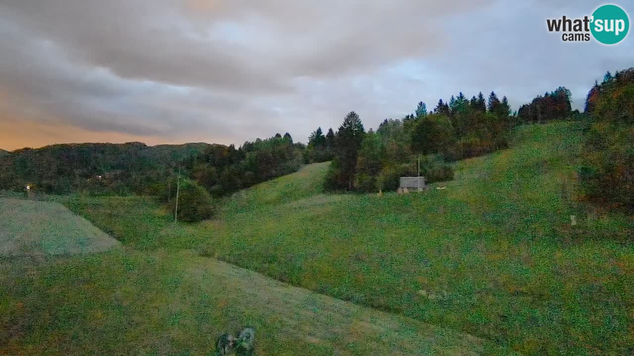 Webcam Smučišče Senožeta – Station de ski à Srednja Vas près de Bohinj