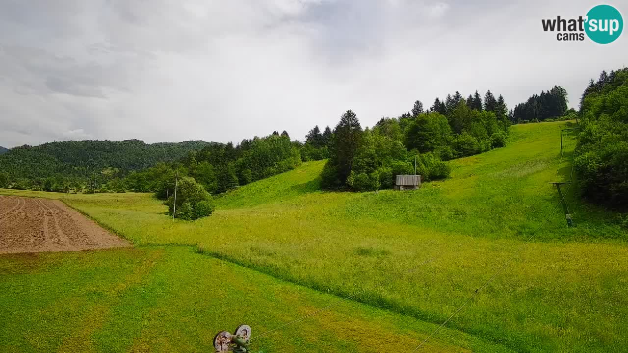Web kamera Smučišče Senožeta – Skijalište u Srednjoj Vasi kod Bohinja