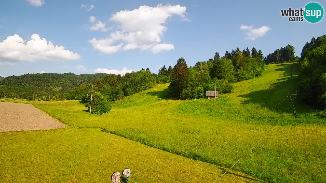Webcam Smučišče Senožeta – Stazione sciistica a Srednja Vas vicino Bohinj
