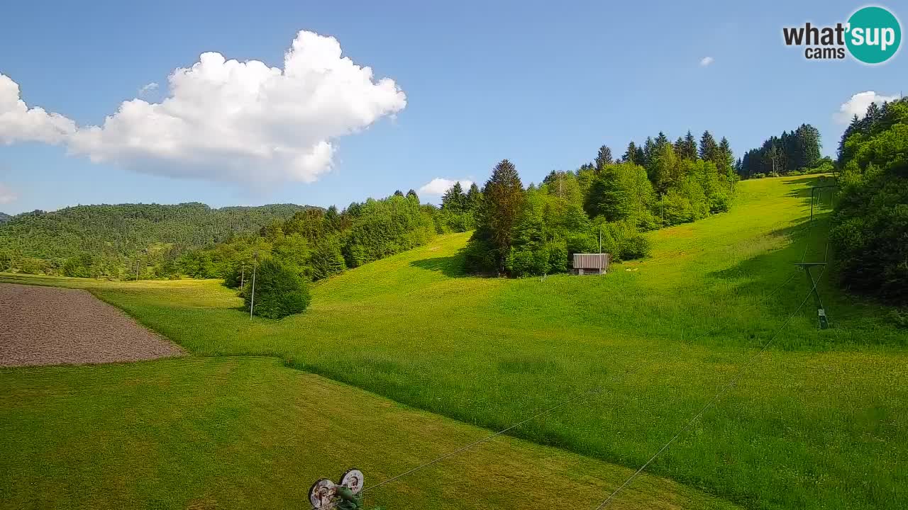 Webcam Smučišče Senožeta – Stazione sciistica a Srednja Vas vicino Bohinj