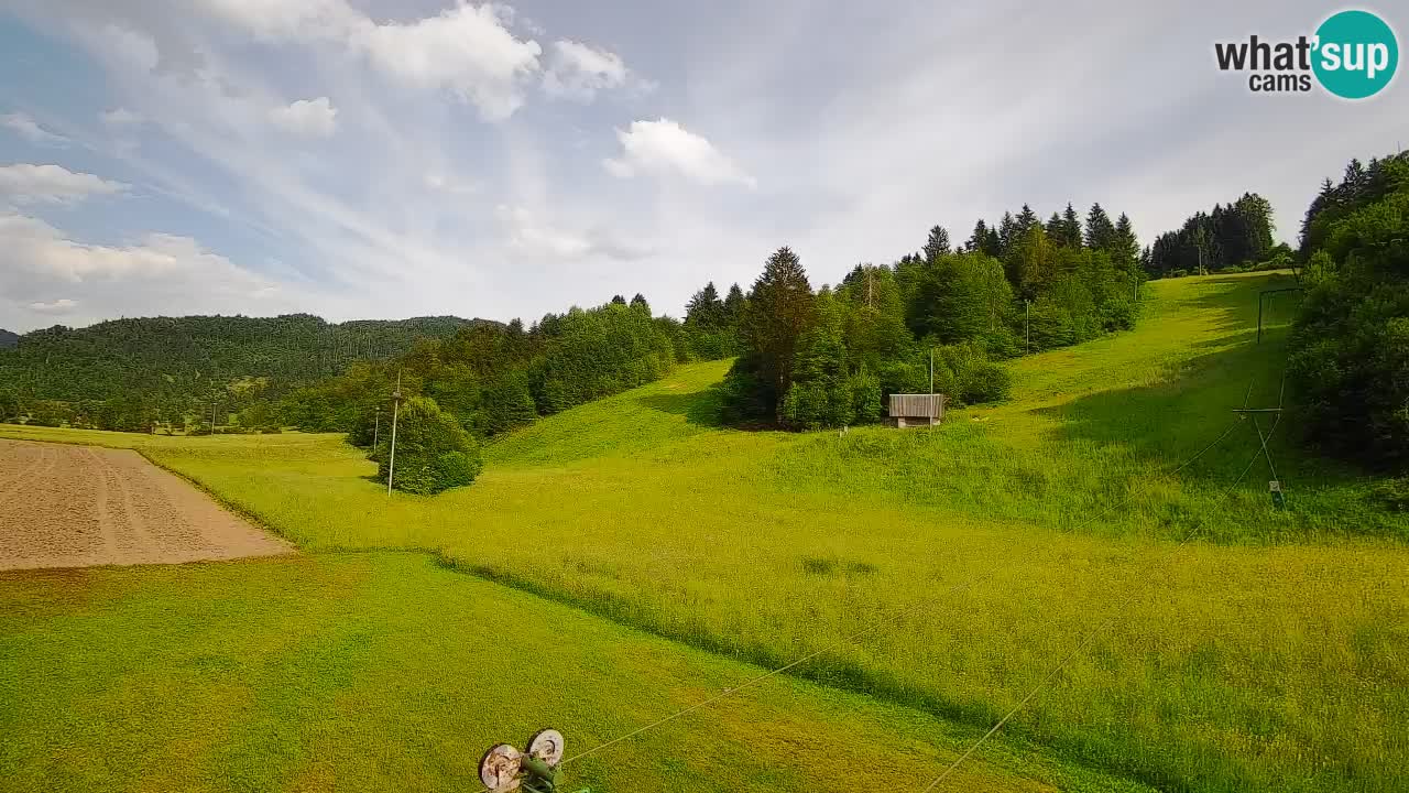 Web kamera Smučišče Senožeta – Skijalište u Srednjoj Vasi kod Bohinja