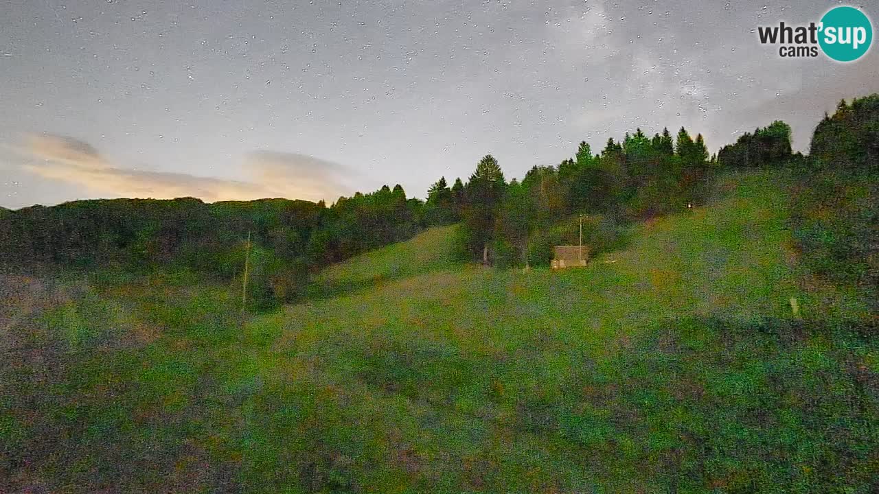 Webcam Smučišče Senožeta – Station de ski à Srednja Vas près de Bohinj