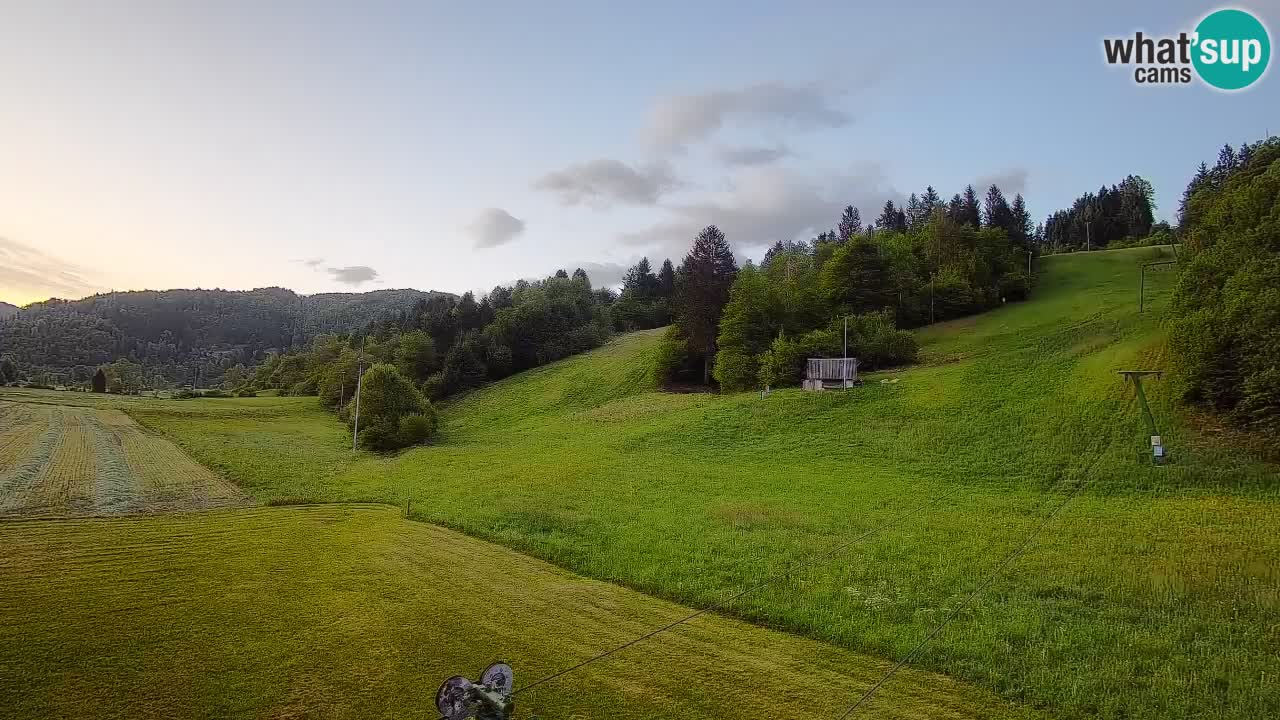 Webcam Smučišče Senožeta – Stazione sciistica a Srednja Vas vicino Bohinj