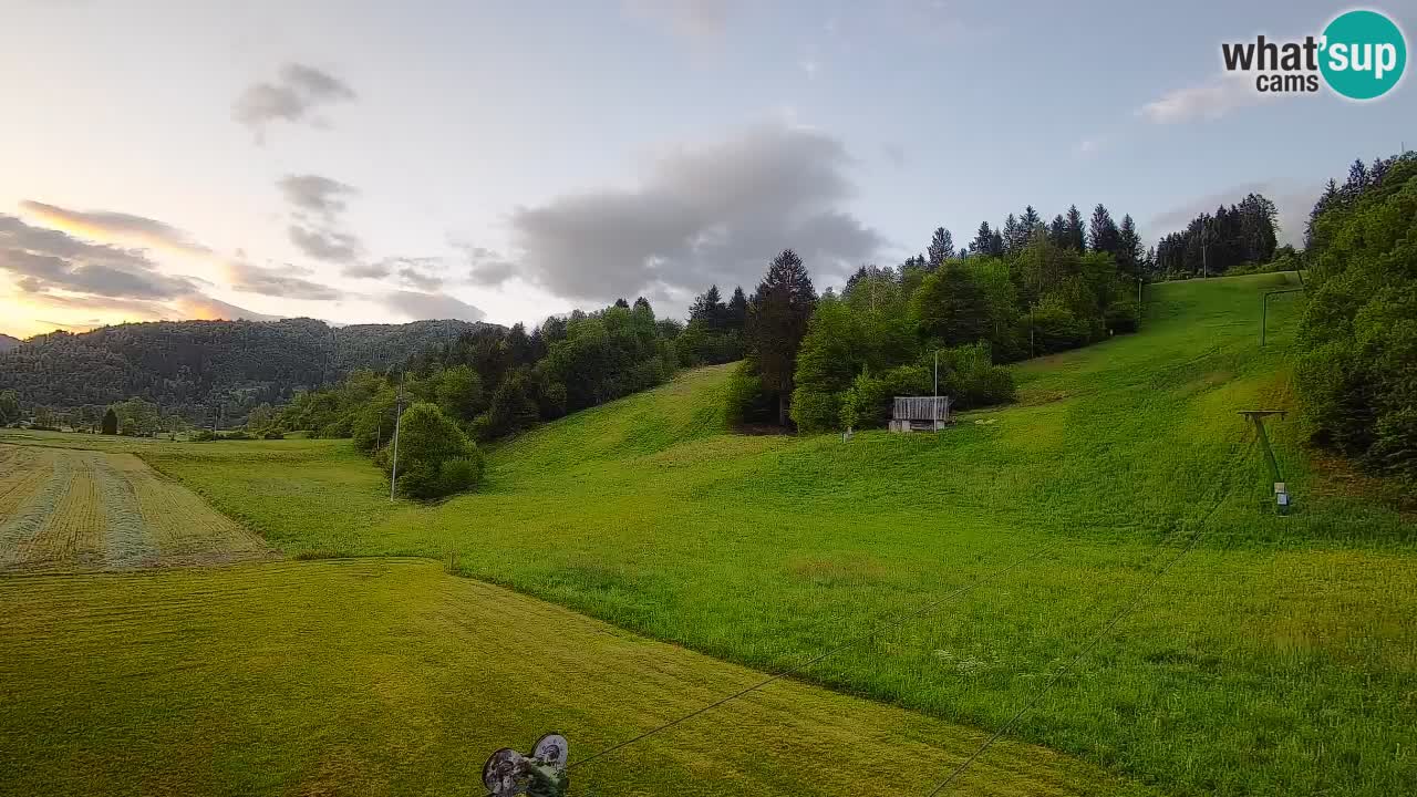 Webcam Smučišče Senožeta – Stazione sciistica a Srednja Vas vicino Bohinj