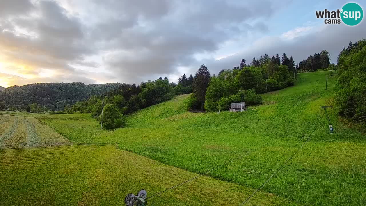 Webcam Smučišče Senožeta – Ski Resort Live View near Bohinj