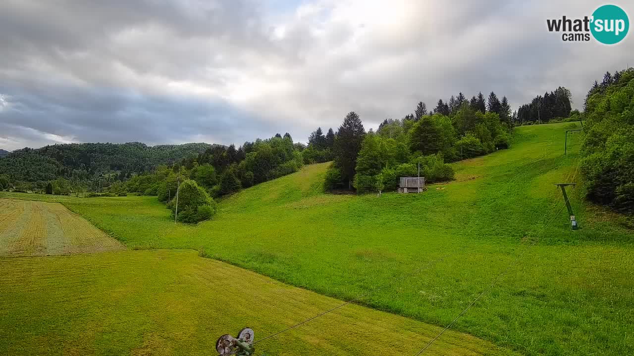 Webcam Smučišče Senožeta – Stazione sciistica a Srednja Vas vicino Bohinj