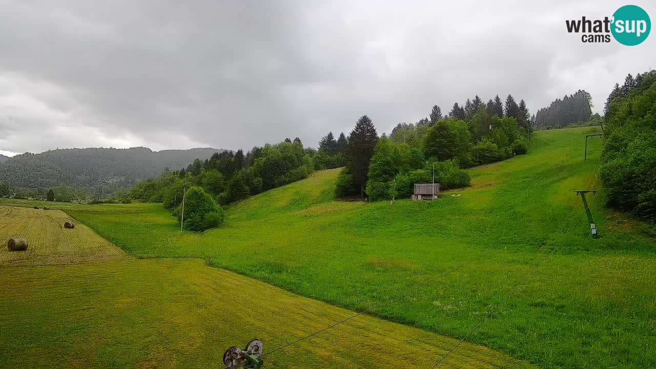 Webcam Smučišče Senožeta – Station de ski à Srednja Vas près de Bohinj