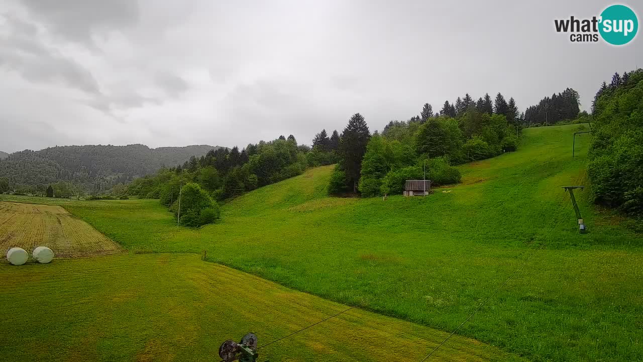 Webcam Smučišče Senožeta – Ski Resort Live View near Bohinj