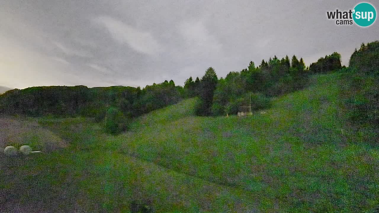 Cámara web Smučišče Senožeta – Estación de esquí en Srednja Vas cerca de Bohinj