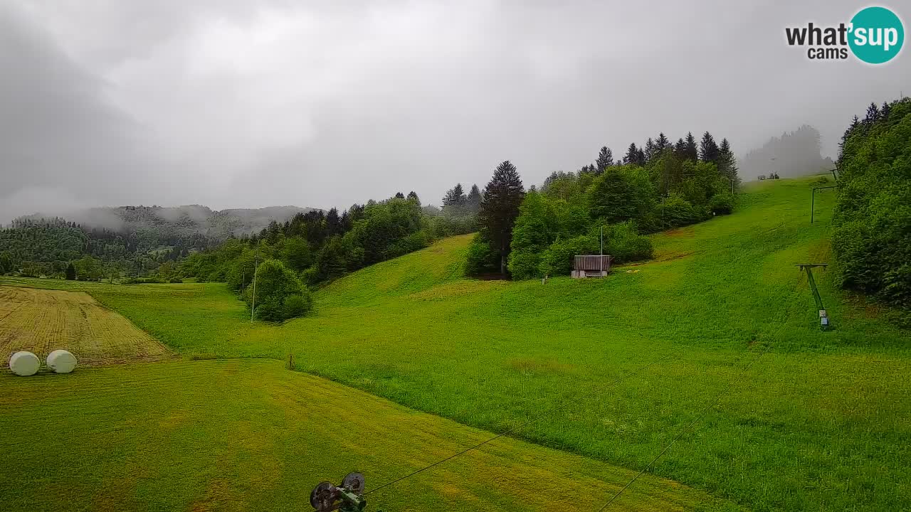 Webcam Smučišče Senožeta – Ski Resort Live View near Bohinj