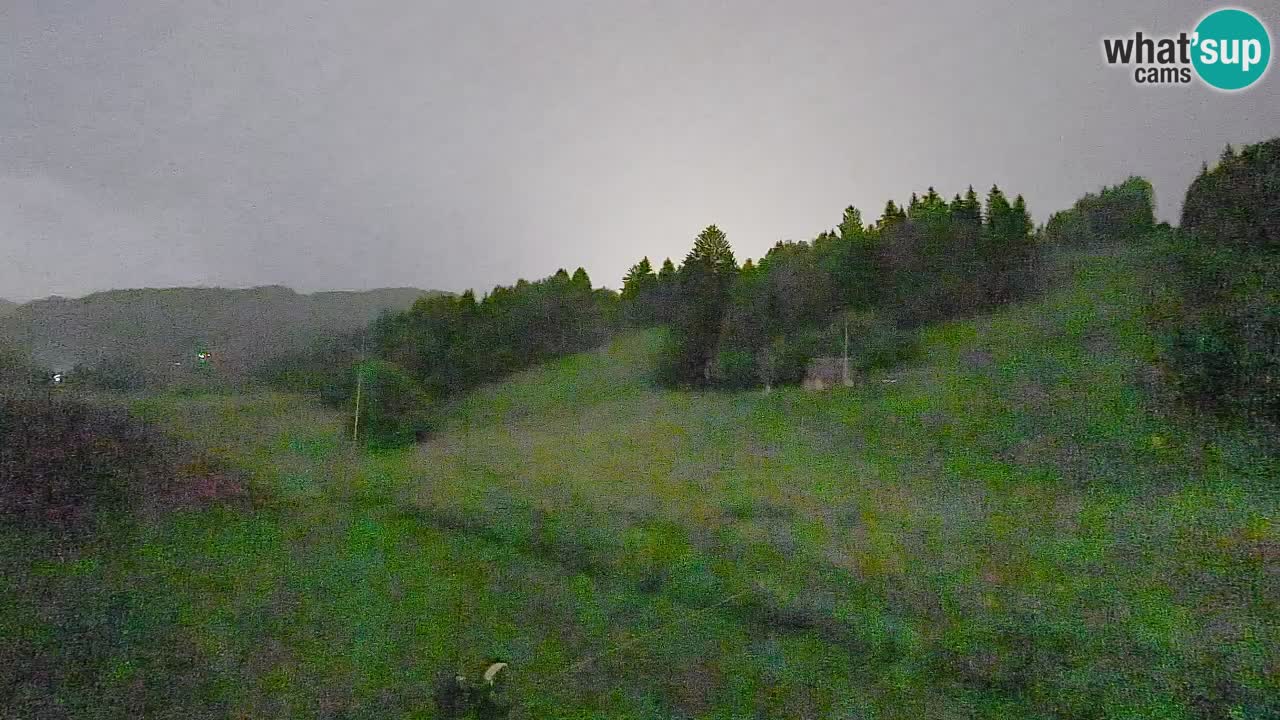 Cámara web Smučišče Senožeta – Estación de esquí en Srednja Vas cerca de Bohinj