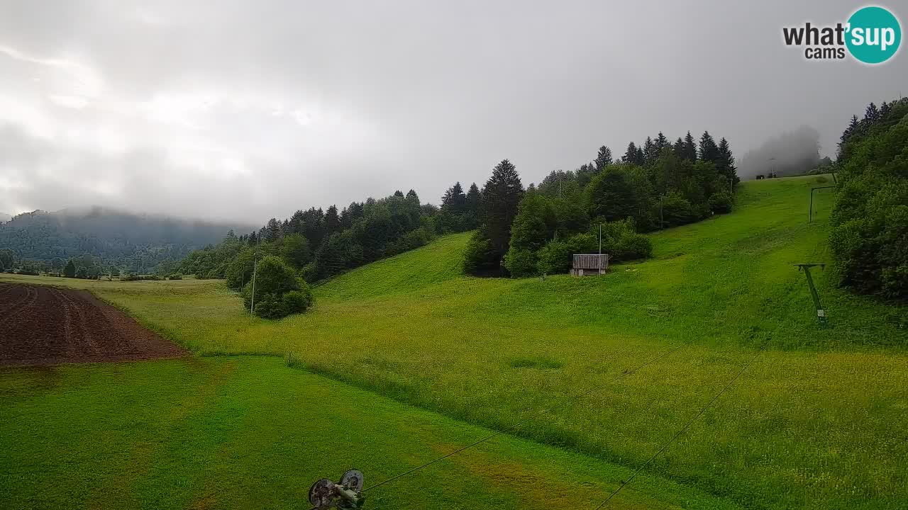 Webcam Smučišče Senožeta – Ski Resort Live View near Bohinj