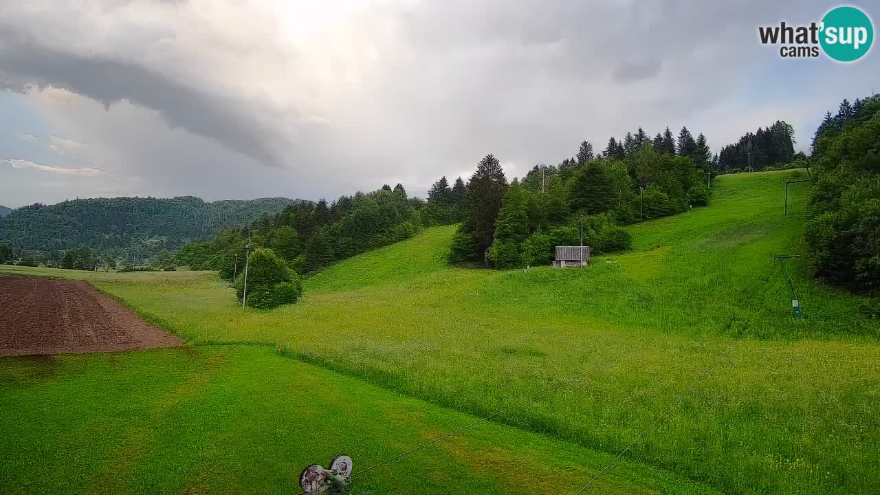 Webcam Smučišče Senožeta – Stazione sciistica a Srednja Vas vicino Bohinj
