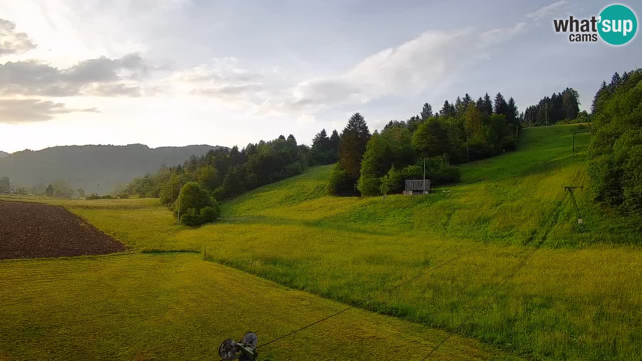 Webcam Smučišče Senožeta – Station de ski à Srednja Vas près de Bohinj
