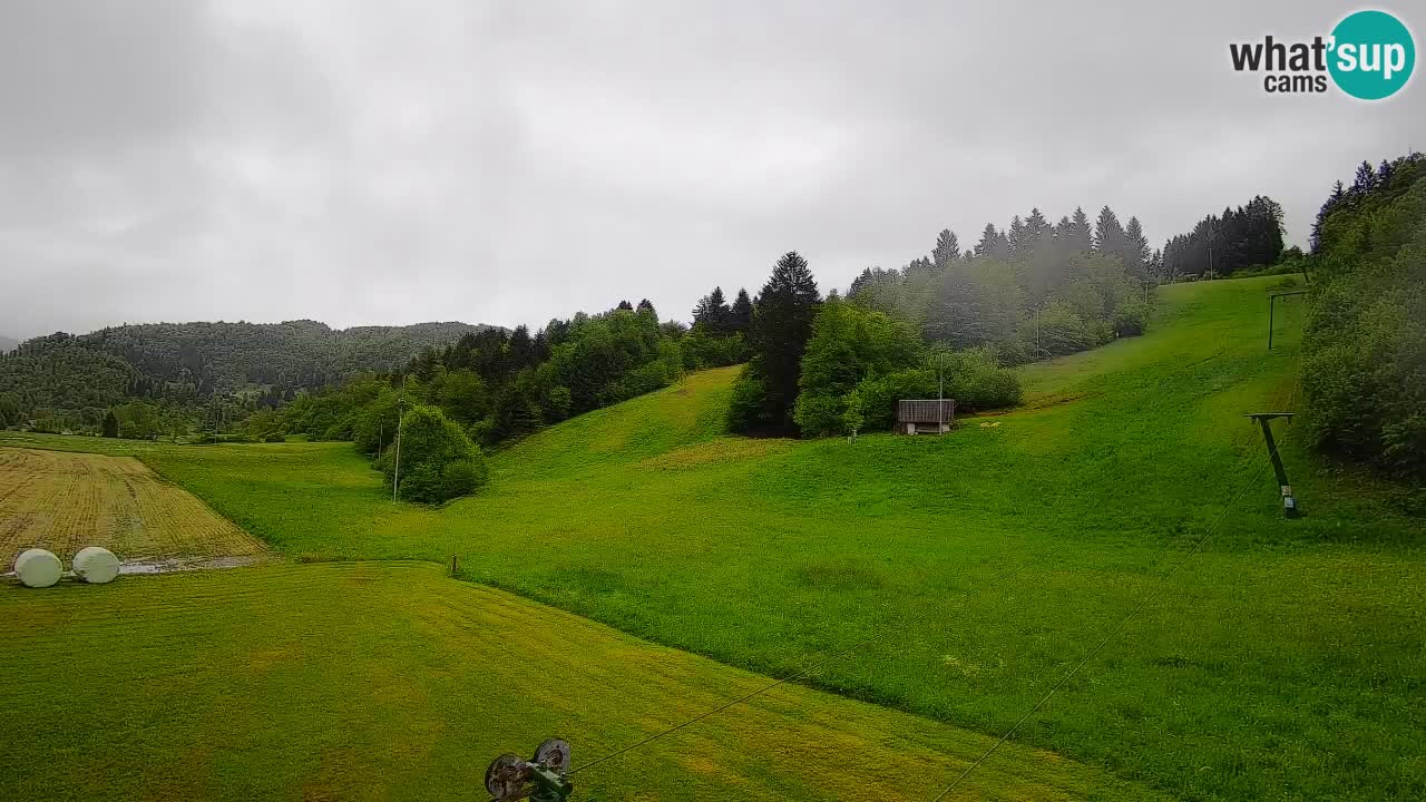 Webcam Smučišče Senožeta – Ski Resort Live View near Bohinj