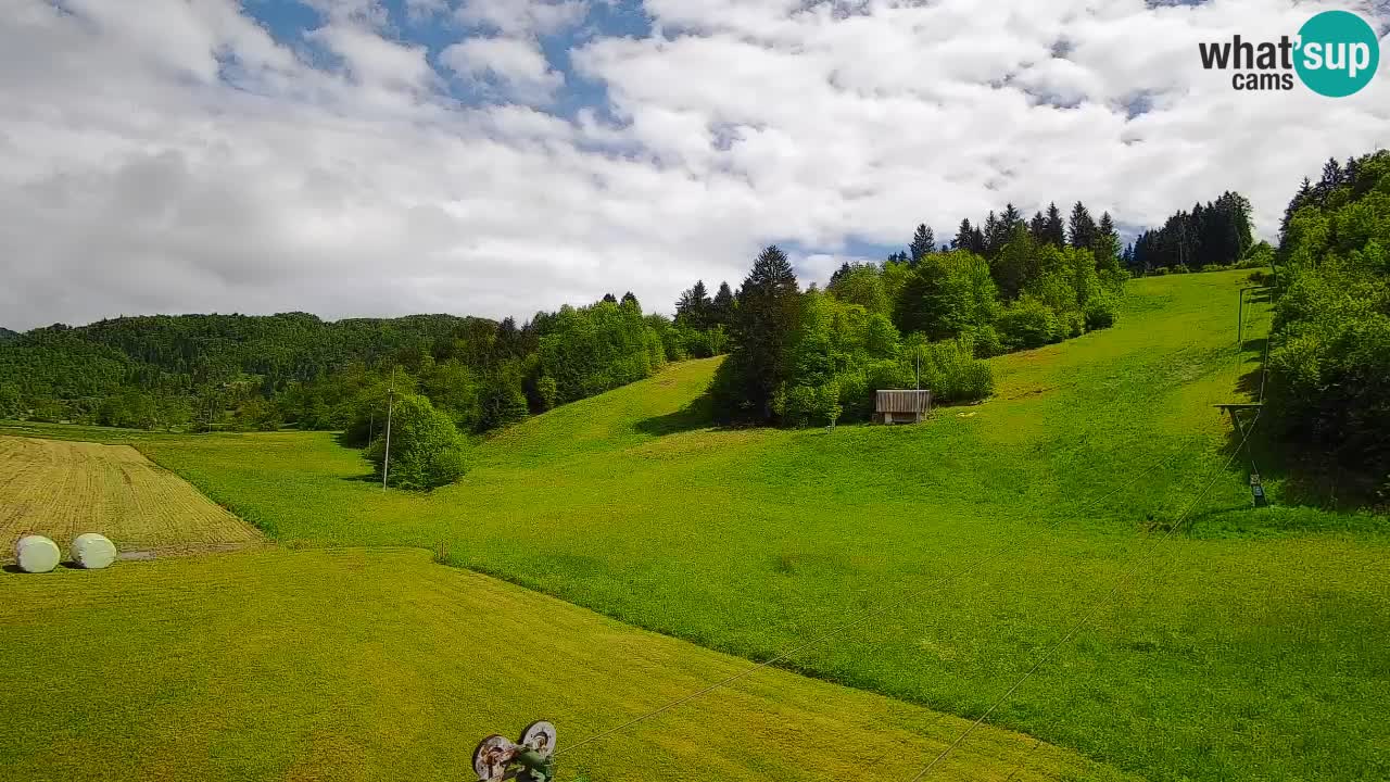 Webcam Smučišče Senožeta – Ski Resort Live View near Bohinj