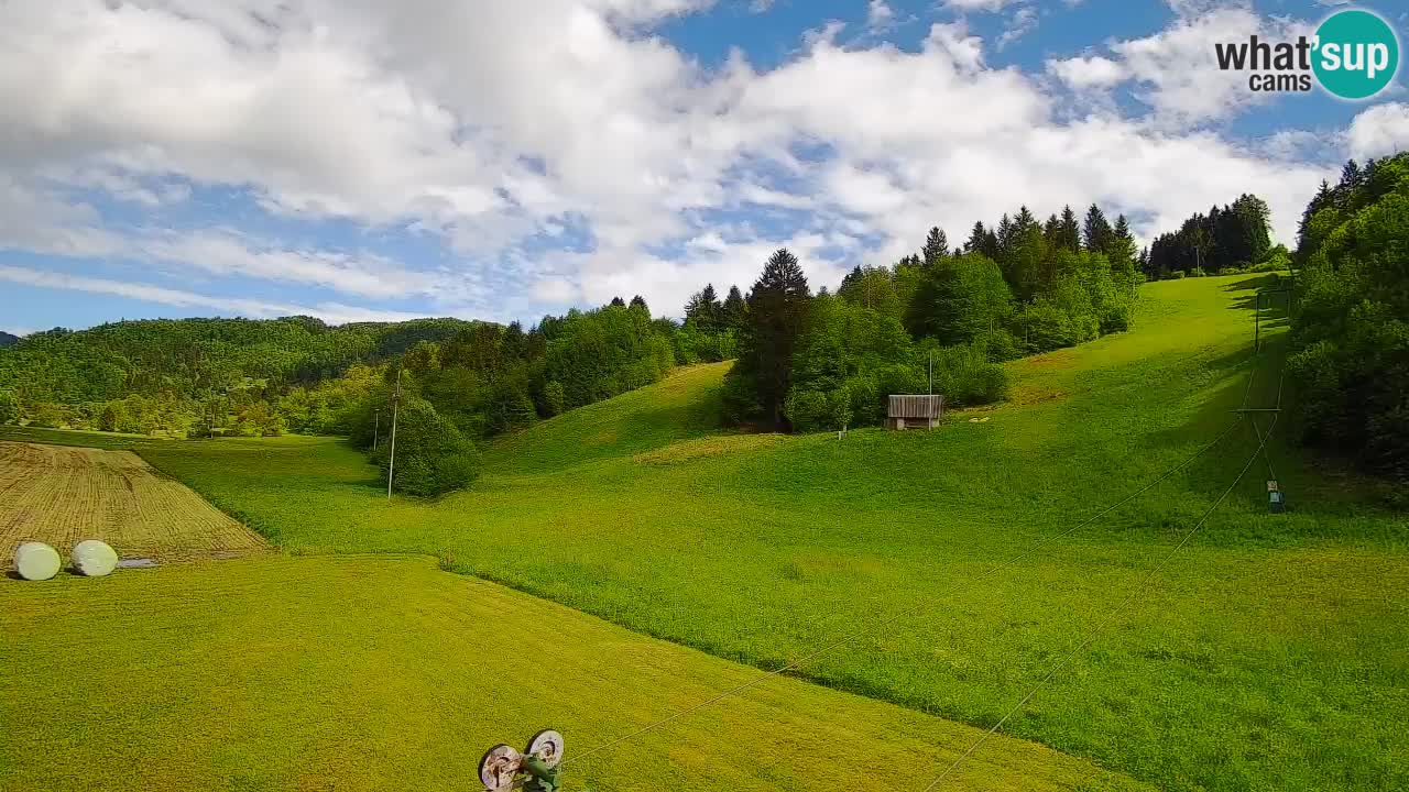 Webcam Smučišče Senožeta – Ski Resort Live View near Bohinj