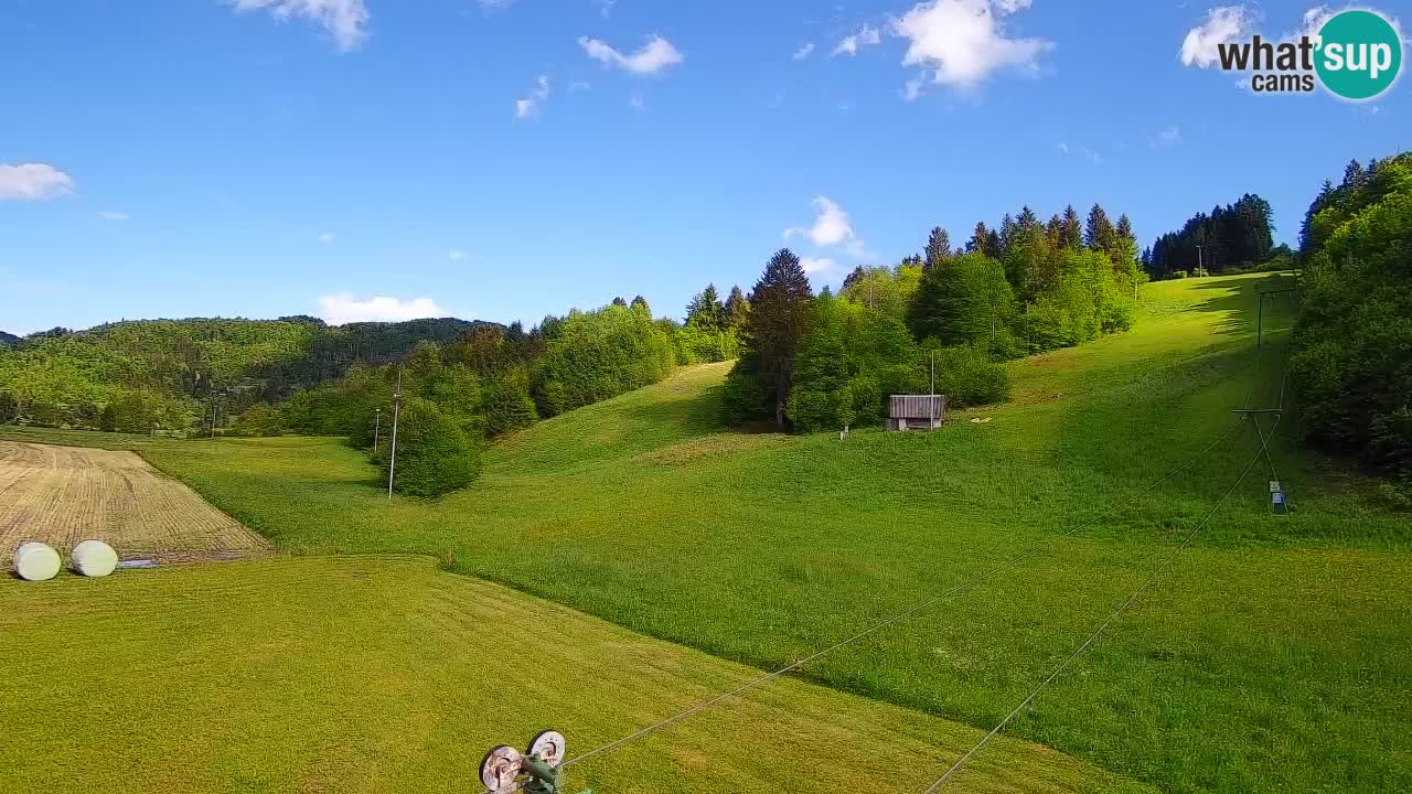 Webcam Smučišče Senožeta – Ski Resort Live View near Bohinj