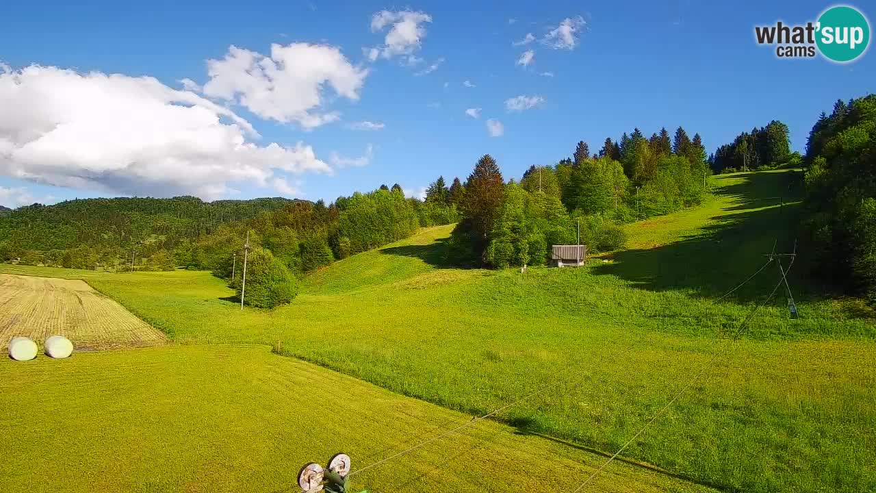 Cámara web Smučišče Senožeta – Estación de esquí en Srednja Vas cerca de Bohinj