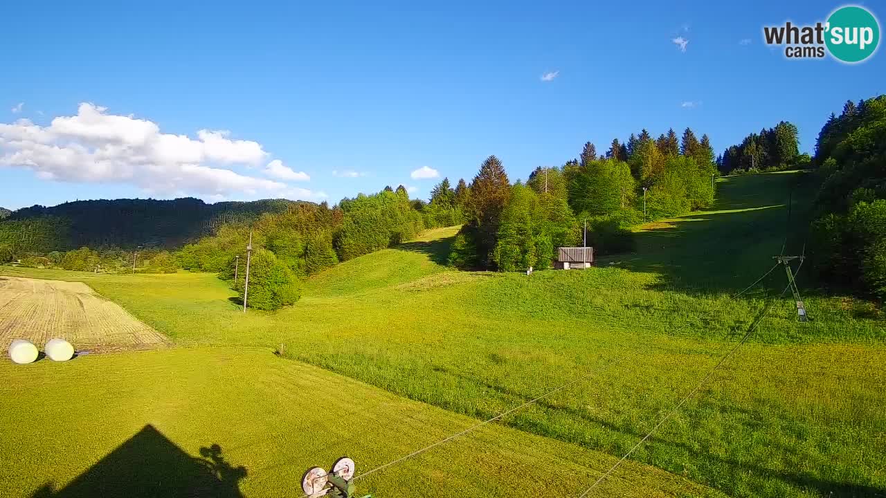 Spletna kamera Smučišče Senožeta – smučarsko središče v Srednji vasi pri Bohinju