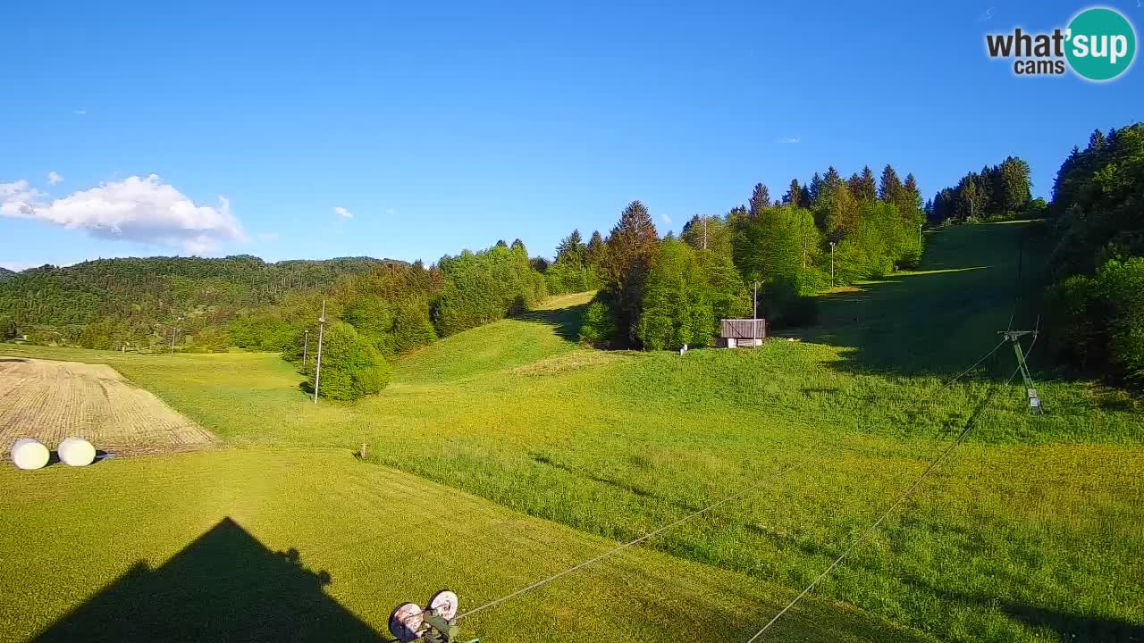 Webcam Smučišče Senožeta – Station de ski à Srednja Vas près de Bohinj
