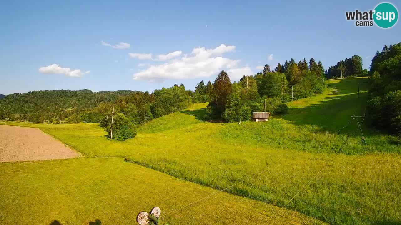 Webcam Smučišče Senožeta – Stazione sciistica a Srednja Vas vicino Bohinj