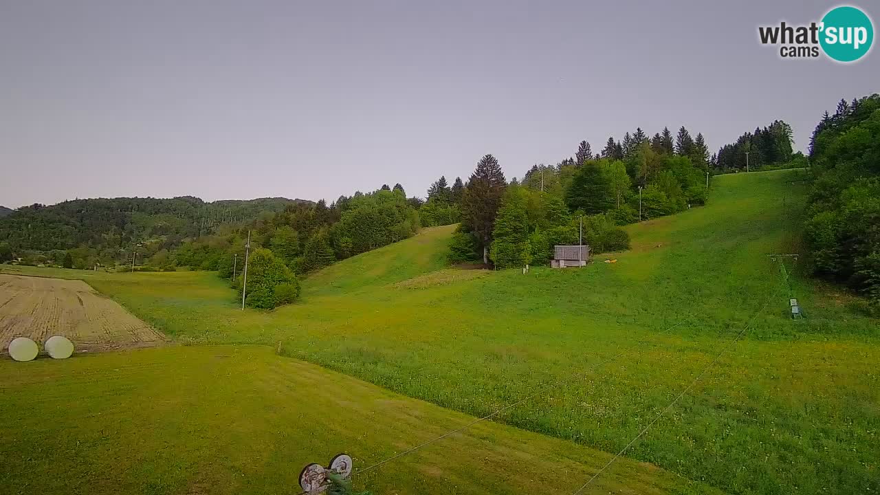 Cámara web Smučišče Senožeta – Estación de esquí en Srednja Vas cerca de Bohinj