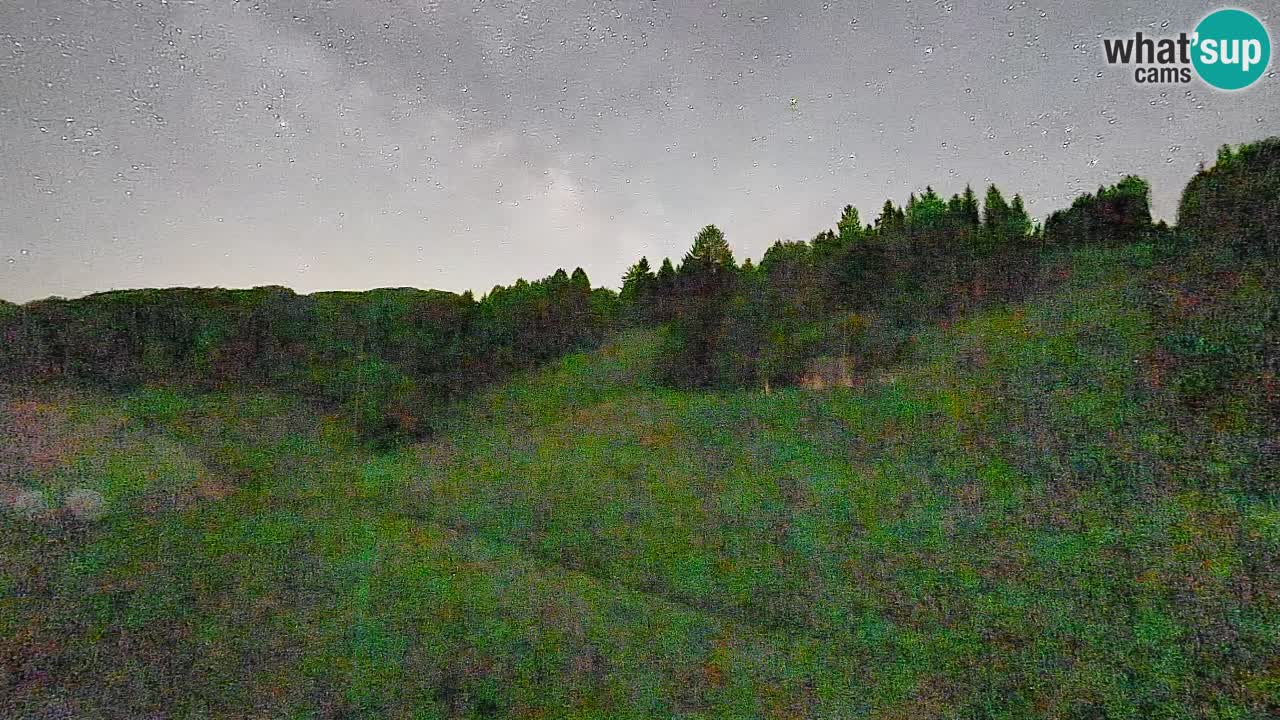 Webcam Smučišče Senožeta – Skigebiet in Srednja Vas bei Bohinj