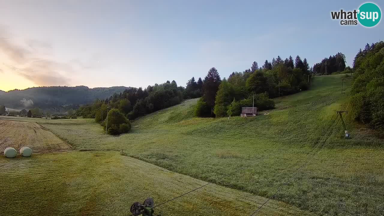 Webcam Smučišče Senožeta – Ski Resort Live View near Bohinj
