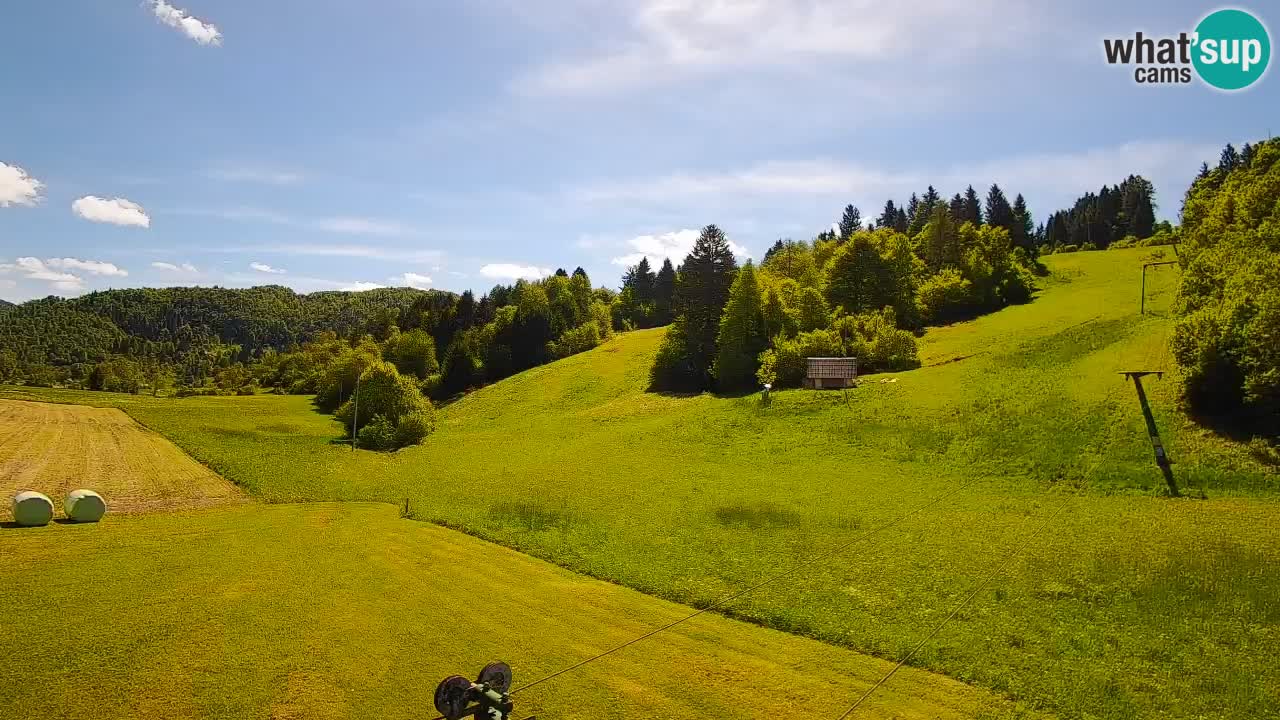 Web kamera Smučišče Senožeta – Skijalište u Srednjoj Vasi kod Bohinja