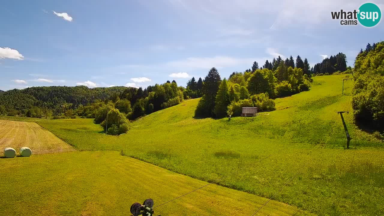 Webcam Smučišče Senožeta – Ski Resort Live View near Bohinj