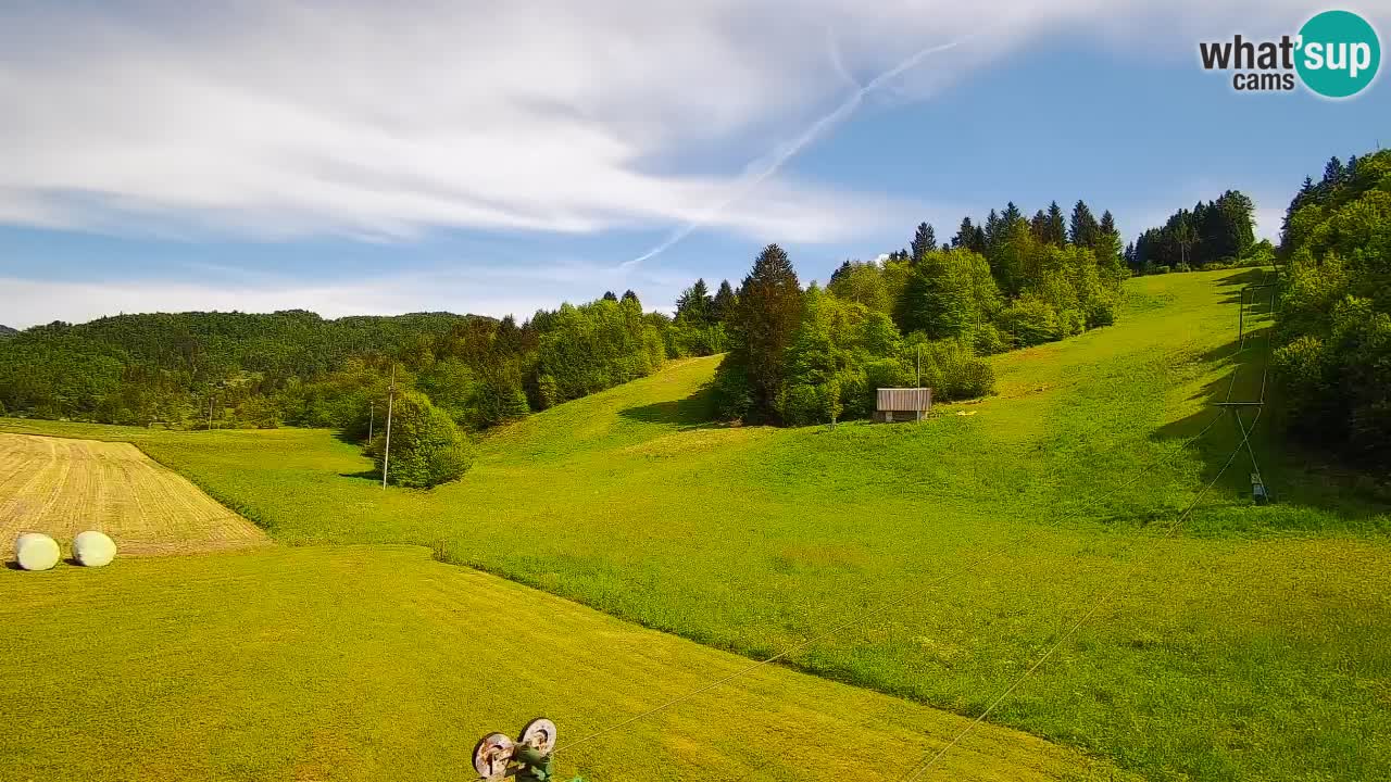 Webcam Smučišče Senožeta – Ski Resort Live View near Bohinj