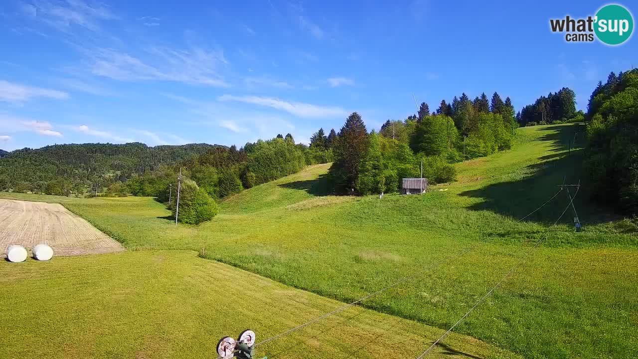 Webcam Smučišče Senožeta – Ski Resort Live View near Bohinj