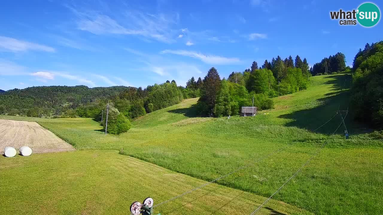 Webcam Smučišče Senožeta – Ski Resort Live View near Bohinj