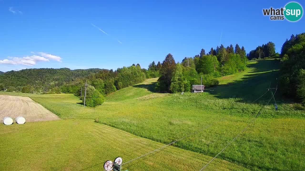Webcam Smučišče Senožeta – Ski Resort Live View near Bohinj